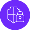 Data Security - Purple Icon Data Security - Purple Icon