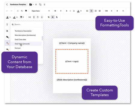 Element Template Builder Design