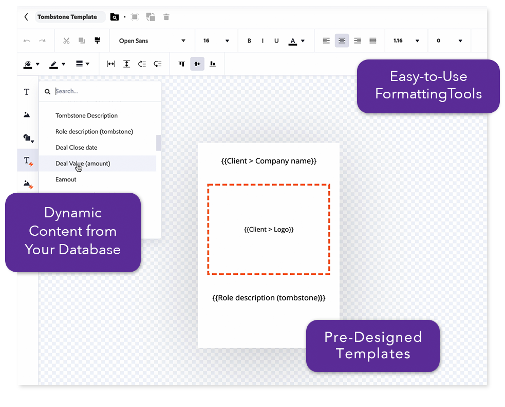 Pre-Designed Element Template Builder Pre-Designed Element Template Builder