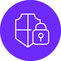 Data Security - Purple Icon