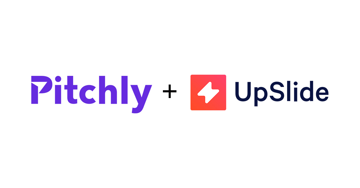 Pitchly and Upslide announce a strategic partnership
