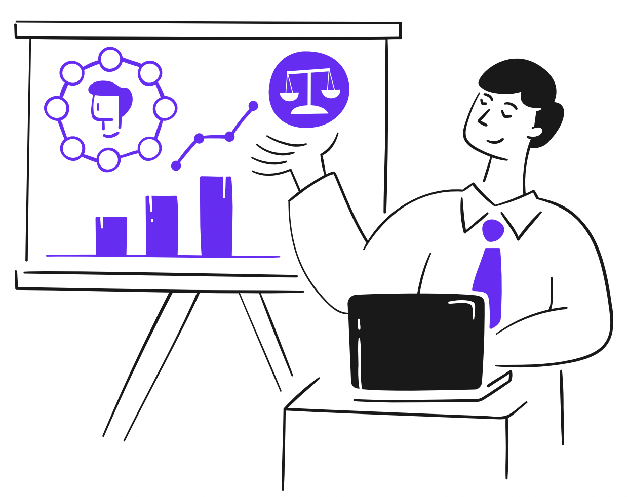 man presenting a legal pitch man presenting a legal pitch